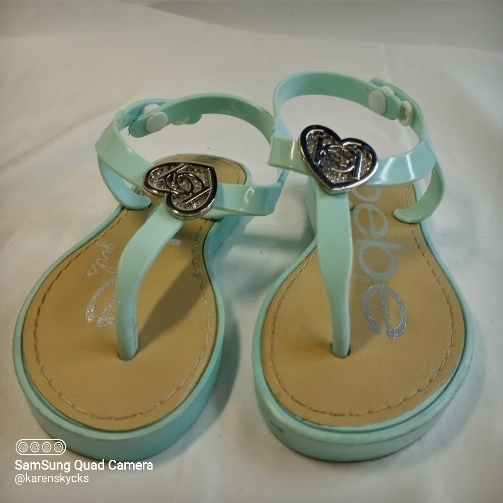 𝅺bebe Tourquouse Sandals Kids Size 9/10